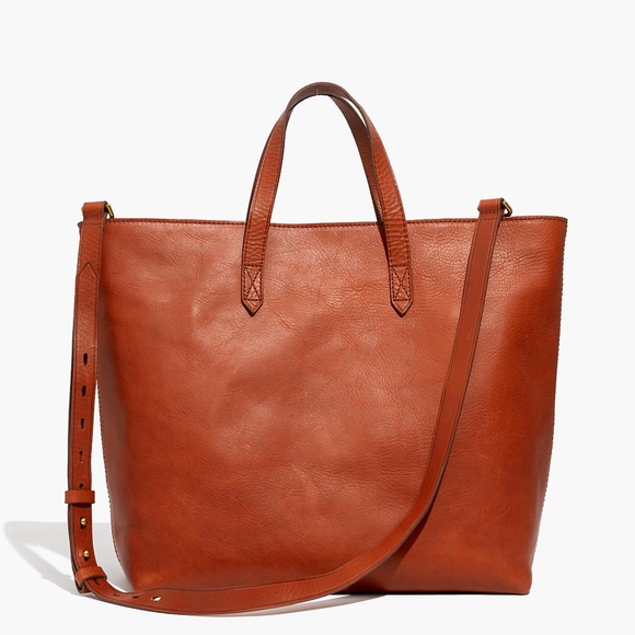 Madewell Handbags - MADEWELL Zip-Top Transport Carryall Bag EMBOSSED
